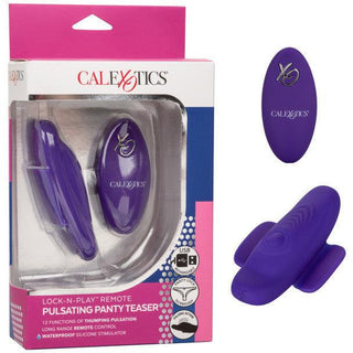 Lock-N-Play Silicone Rechargeable Panty Vibe - Purple - Circus of Books