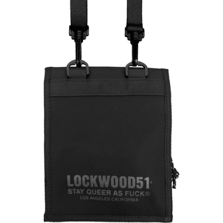 LOCKWOOD51 - Stencil Bag - Black - Circus of Books