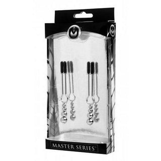 Master Series - Adorn - Triple Bead Nipple Clamp Set - Circus of Books