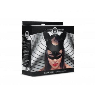 Master Series - Bad Kitten Leather Cat Mask - Circus of Books