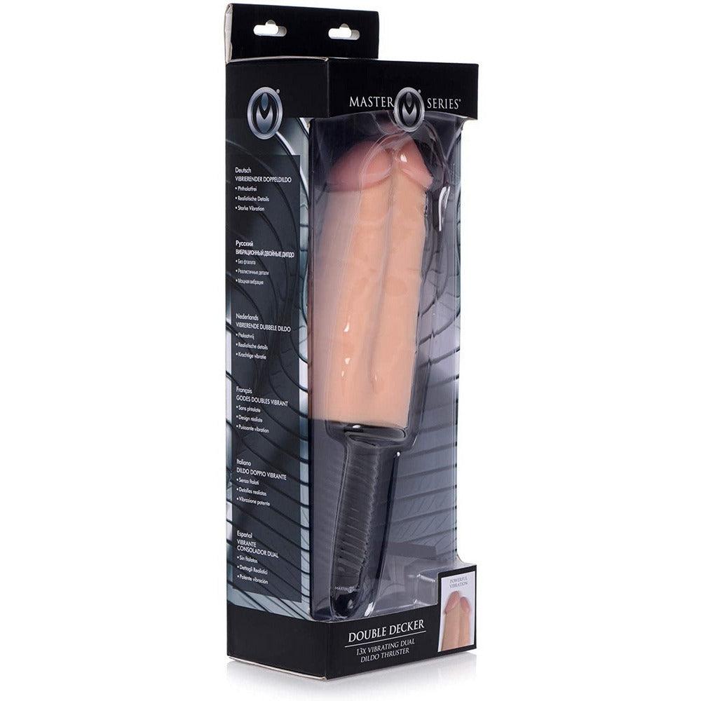 Master Series - Double Decker 13X vibrating Dual Dildo Thruster Circus of Books Master Series - Double Decker 13X vibrating Dual Dildo Thruster Circus of Books