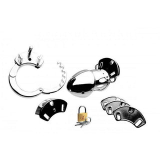 Master Series - Incarcerator Adjustable Locking Chastity Cage - Circus of Books