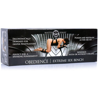 Master Series - Obedience Extreme Sex Bench w/ Restraint Strap - Circus of Books