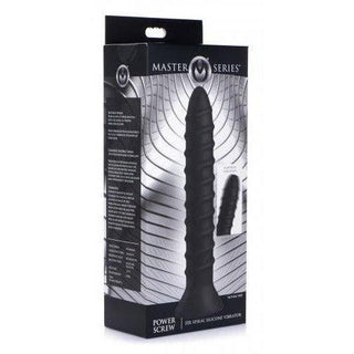Master Series - Power Screw Silicone Spiral Vibrator - Circus of Books