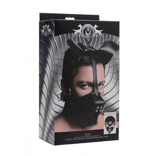 Master Series - Puppy Play Hood and Gag - Circus of Books