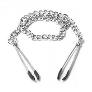 Master Series - Reign Tweezer Nipple Vice - Silver - Circus of Books