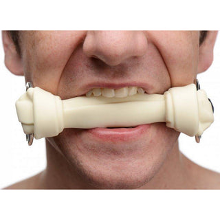 Master Series - Silicone Bone Gag - White - Circus of Books