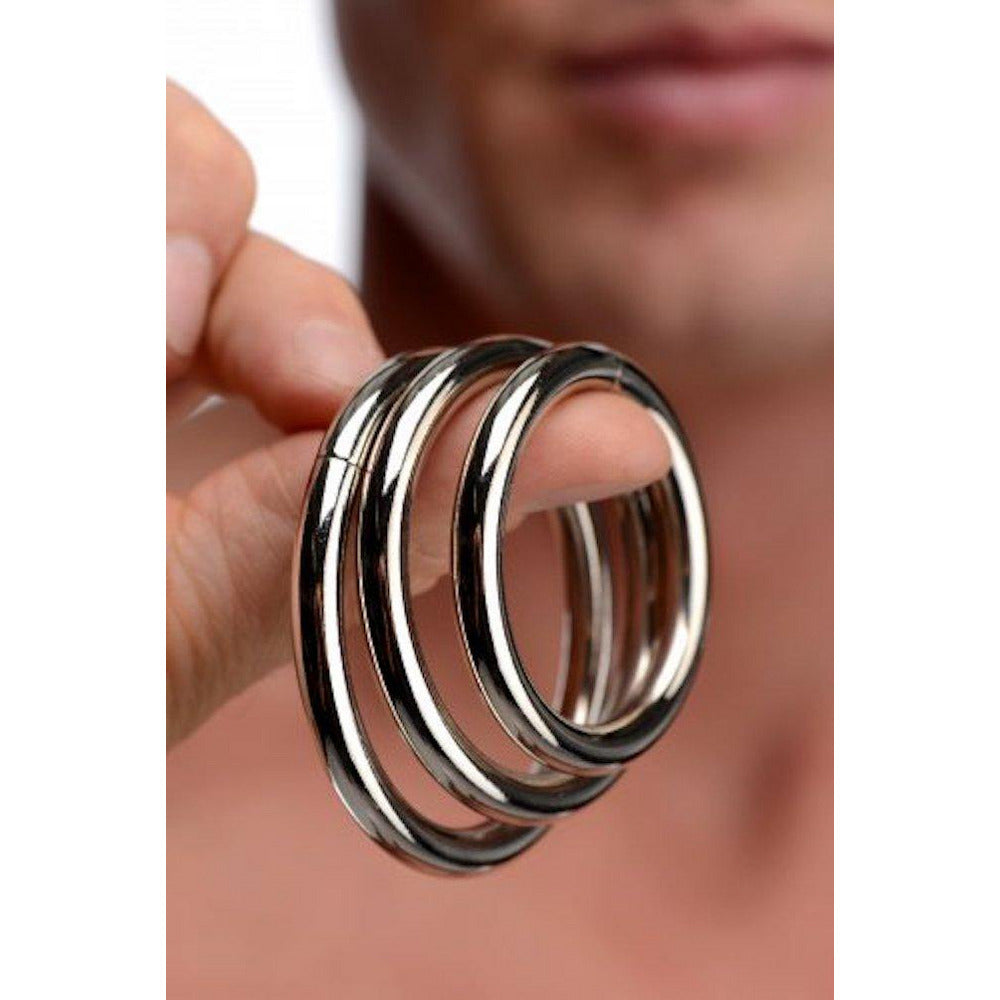 Master Series - Trine Steel Cock Rings 3pk – Circus of Books