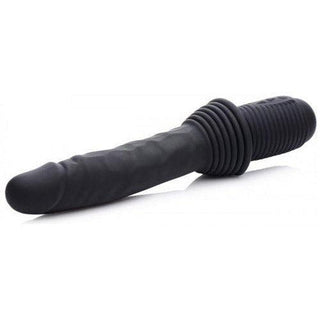 Master Series - Vibrating & Thrusting Rechargeable Silicone Dildo - Circus of Books