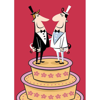 Men's Marriage Greeting Card - Circus of Books