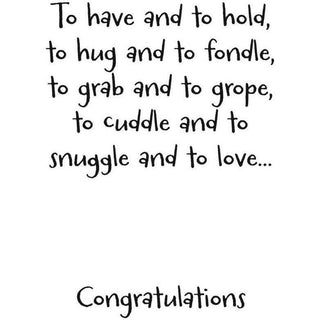 Men's Marriage Greeting Card - Circus of Books
