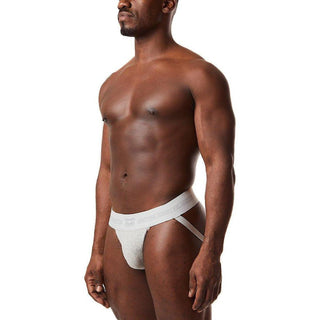 Nasty Pig - Core Jock Strap - Light Heather Grey / White - Circus of Books