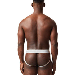 Nasty Pig - Core Jock Strap - Light Heather Grey / White - Circus of Books