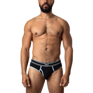 Nasty Pig - Core Y-Front Brief - Black/Grey - Circus of Books