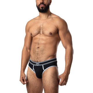 Nasty Pig - Core Y-Front Brief - Black/Grey - Circus of Books