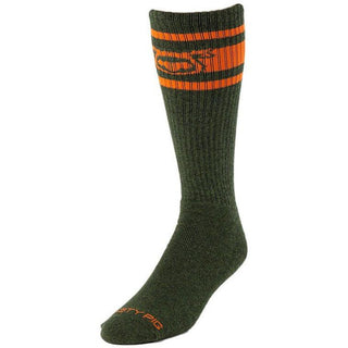 Nasty Pig - Hook'd Up Sport Sock - Heather Army/Flame Orange / 1 Size - Circus of Books