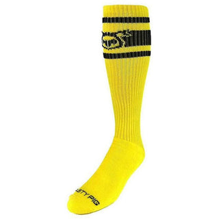 Nasty Pig - Hook'd Up Sports Sock Yellow - Circus of Books