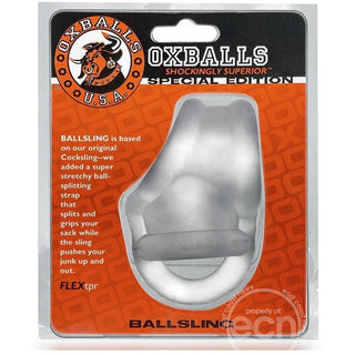 Oxballs Ball Sling with Ball Splitter Strap - Clear Ice - Circus of Books