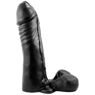 OX BIG LOAD Silicone Dildo - Black - Circus of Books