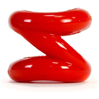 OX Z BALLS Ballstretcher and Cockring Red - Circus of Books