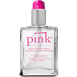 Pink Lube Silicone 4oz Glass - Circus of Books