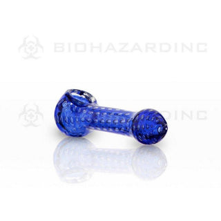 Pipe - 5" Spider Web Hand Pipe - Blue - Circus of Books