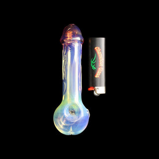 Pipe - Chameleon Glass - PENIS GLASS PIPE - Circus of Books