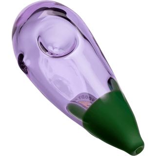 Pipe - Goody Glass - Eggplant Hand Pipe - Circus of Books