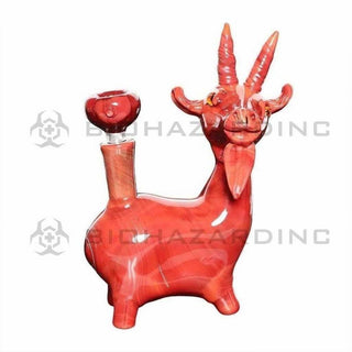 Pipe - Rust Red Goat Water Pipe - Circus of Books