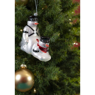 Pornaments - "Chillin Chums" Leather Snowmen Christmas Tree Holiday Ornament - Circus of Books