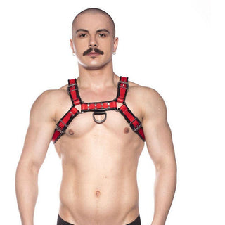 Prowler Red - Bull Harness - Black / Red - Small - Circus of Books