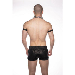 Prowler RED - Leather Sport Shorts - Black - XLarge - Circus of Books