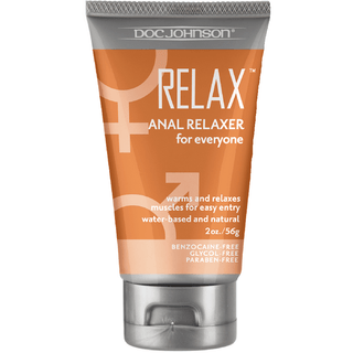 Relax - Anal Relaxer - Water Based Lubricant 2oz - Circus of Books