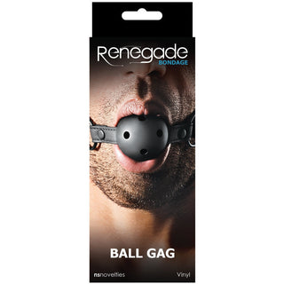 Renegade Bondage Ball Gag - Black - Circus of Books