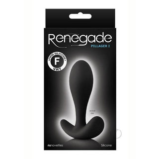 Renegade - Pillager I Silicone Butt Plug - Black - Circus of Books