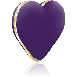 Rianne S Rechargeable Silicone Heart Vibrator - Purple - Circus of Books