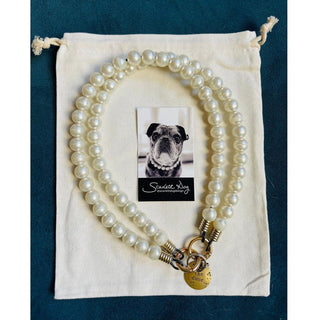 Scarlett Dog - Mini Pearl Double-Strand Necklace - Circus of Books