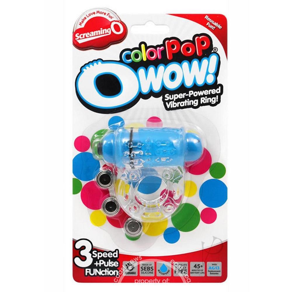 Screaming O - ColorPop O Wow Vibrating Ring - Blue Circus of Books Screaming O - ColorPop O Wow Vibrating Ring - Blue Circus of Books