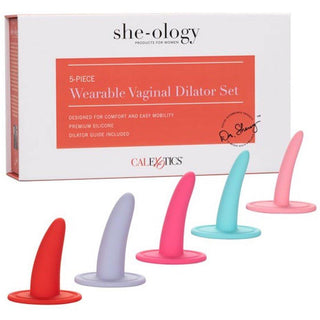 She-ology - Silicone Wearable Vaginal Dilator (5 Pc Set) - Circus of Books