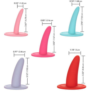 She-ology - Silicone Wearable Vaginal Dilator (5 Pc Set) - Circus of Books