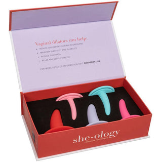 She-ology - Silicone Wearable Vaginal Dilator (5 Pc Set) - Circus of Books