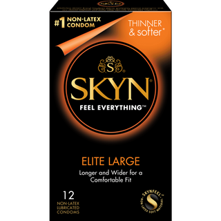 Skyn Elite Large Condoms 12 pk - Circus of Books