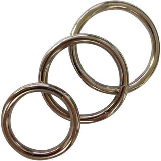 Sportsheets - Metal O Ring Cock Ring Harness Ring 3 Pack - Circus of Books