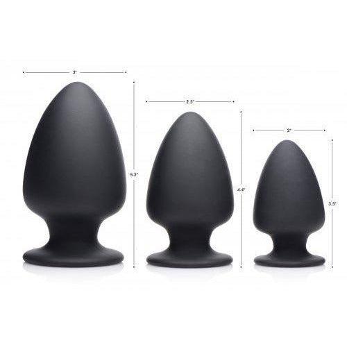 Squeeze It - Squeezable Anal Plug Large - Black Circus of Books Squeeze It - Squeezable Anal Plug Large - Black Circus of Books