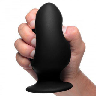 Squeeze It - Squeezable Anal Plug Large - Black - Circus of Books