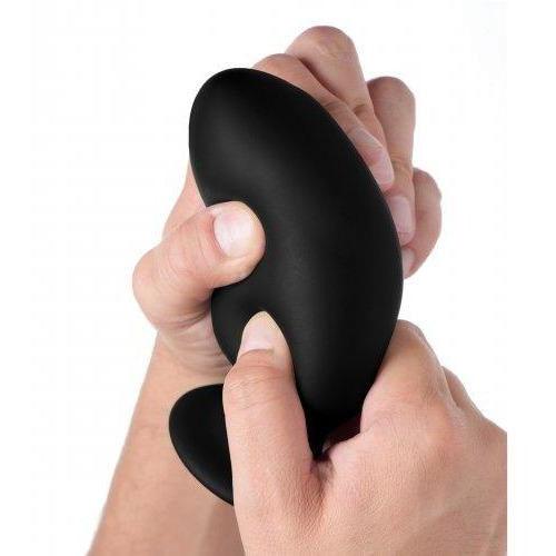 Squeeze It - Squeezable Anal Plug Large - Black Circus of Books Squeeze It - Squeezable Anal Plug Large - Black Circus of Books