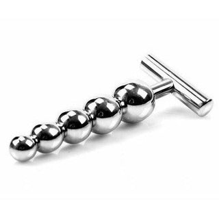 Stainless Steel Beaded Anal Corkscrew - Circus of Books