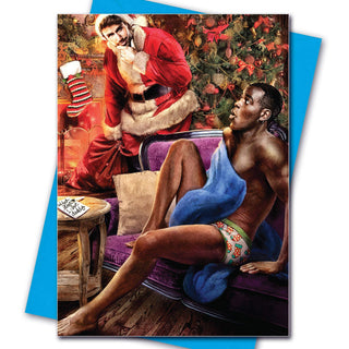 "Stocking Stuffers" Gay Christmas Card — Holiday, LGBTQ+ - Circus of Books