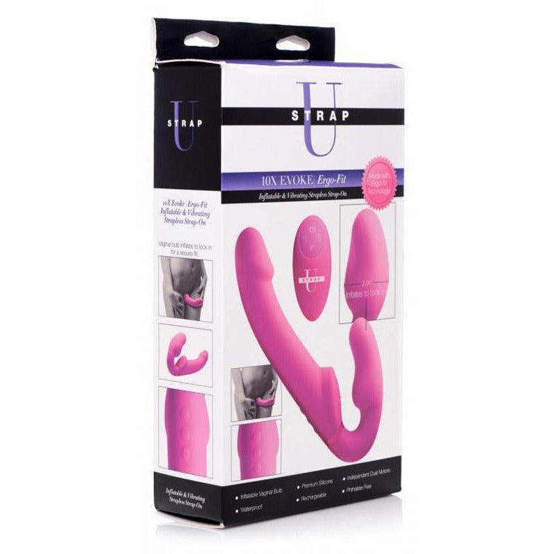 Strap U Evoke Ergo Fit Inflatable and Vibrating Silicone Strapless Str Circus of Books Strap U Evoke Ergo Fit Inflatable and Vibrating Silicone Strapless Str Circus of Books