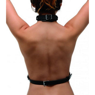 Strict - Vegan Leather Female Chest Harness - Black - Circus of Books